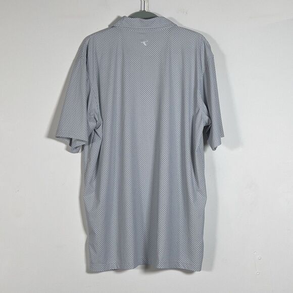GenTeal Golf Polo Shirt Mens Sz XL White Baseball Print Short Sleeve Duck Logo - Picture 4 of 10